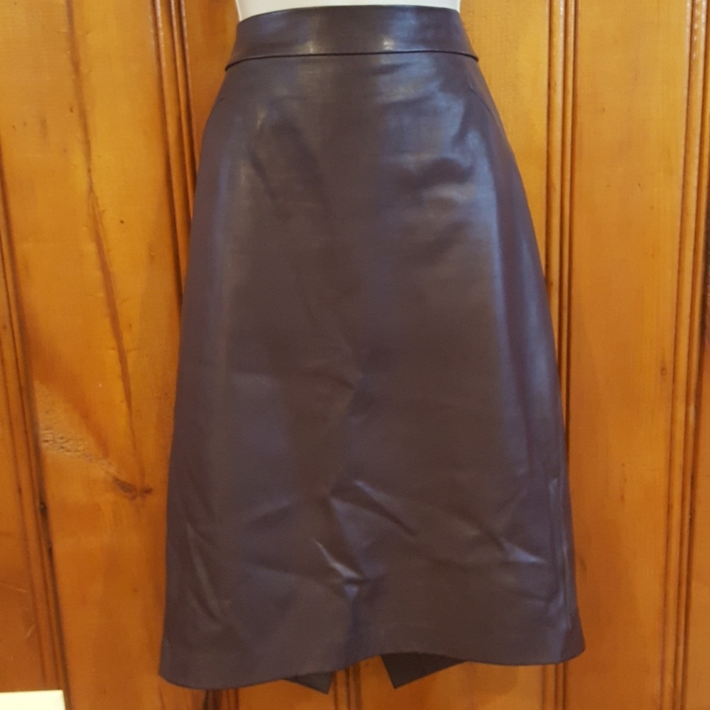 Faux Leather Skirt